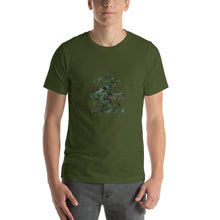 Load image into Gallery viewer, Don't mess with grandmasaurus, you'll get jurasskicked, Tyrannosaurus, grandmasaurus, movie pun Unisex T-Shirt