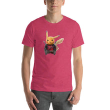 Load image into Gallery viewer, Cute Pikachu wears deadpool costume Unisex T-Shirt
